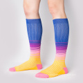 Breathable Sport Running Colorful Custom Nurse Compression Socks